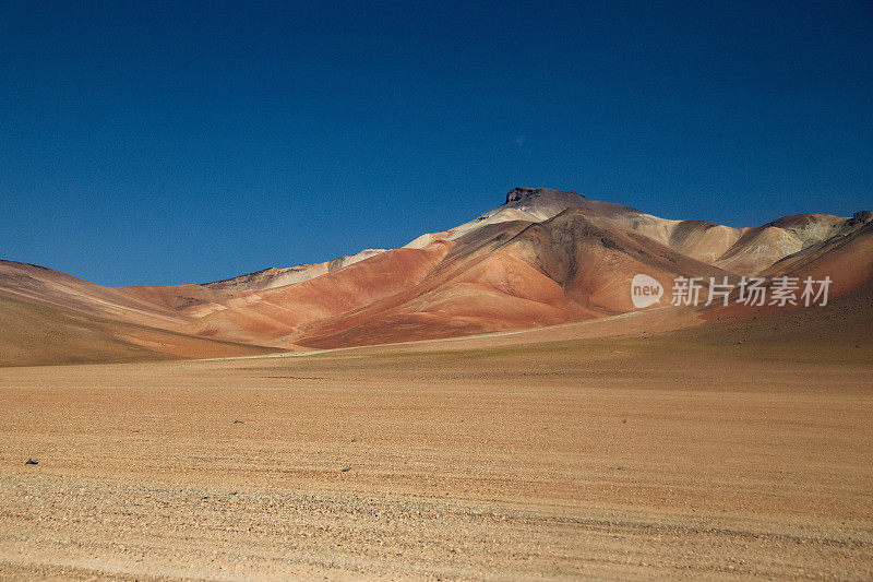 Desierto Salvador风景如画Dalí在Altiplano，玻利维亚